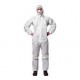 OVERALL Z2/SECUTEX PRO 5/6 WHITE +HOOD M 