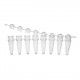 STRIP 8 MICROTUBES 0,2ML PCR + CAP DOME MULTI x250  