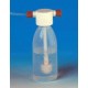 Dujų praplovimo butelis, skaidrus iš PFA, 250 ml, aukštis 175mm, diametras 60mm, 1 vnt. 