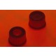 Plastiko (PBT) užsukamas kamštelis GL14, Duran, skylės d 9.5 mm, atsparus karščiui iki 180C, autoklavuojamas, 1 vnt. 