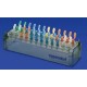 Stovas mikromėgintuvėliams 0.5 ml tūrio, 24 vietų 