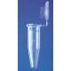Mėgintuvėliai Eppendorf, Safe-Lock, PP, skaidrūs, PCR clean (0030 123.344), 2.0 ml, 1000 vnt. 