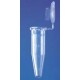 Mėgintuvėliai Eppendorf, Safe-Lock, PP, skaidrūs, PCR clean (0030 123.328), 0.5 ml, 500 vnt. 