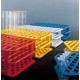 TEST TUBE RACK PP WEIGHTED RED 13MM DIAM 