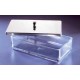TRAY FOR INSTRUMENTS OF GLASS, 12X6X4CM 