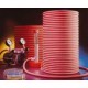 TUBE RUBBER 6X9MM FLEXIBLE RED 