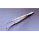 FORCEP MICROSC. BENT 160MM 