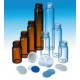 Buteliukai chromatografijai, ND24, tamsaus stiklo, 20ml, 27.5x57mm, 100vnt 