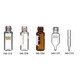 SCREW TOP TAPERED VIAL 1.1MLCLEAR GOLD 