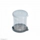 CELLTAINER VOL. 30 ML.,H 34X41 MM. IN PS, PRESSURE CAP ASIDE.  