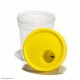 SUCTION URINE CONTAINER 120ML IN PPWITH YELLOW SCREW CAP IN BULK      NOT STERILE  