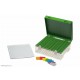 CRYOGENIC STORAGE BOX 13X75 STICKY FOAM+SILICA GEL PAD 100WELLS-6COLOR  