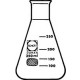 DURAN ERLENMEYER FLASK,GRADUATED 25ML, NARROW NECK (Pack 10 ea) 