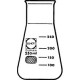 DURAN ERLENMEYER FLASK, 25ML, GRADUATED,  WIDE NECK, NECK O.D. 31MM 