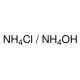 Amonio chlorido - amonio hidroksido buferinis tirpalas, vandenyje, vandenyje