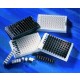 Corning® 1 x 8 Stripwell™ 96 šulinėlių,aukšto sukibimo paviršiumi, skaidrios, plokščias dugnas, darbinis tūris 75-200 ul  100 vnt. 