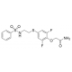 2,6-Difluor-4-[2-(fenilsul­fonil­amino)­etil­tio]­fenoksi­acet­amidas, >=98% (HPLC), kietas,