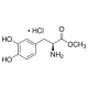 L-3,4-Dihidroksifenilalanino metilo esteris hidrochloridas kietas kietas