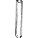 Pyrex vienkartiniai mėgintuvėliai ląst. kultūroms, borosilikat. stiklo,  kaklelis be apvadėlio, 19ml, 16x125mm, 1000vnt 
