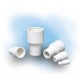 WHITE NON-SERRATED SEPTA, FOR 8MM O.D. 