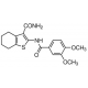 2-(3,4-Dimetoksi-benzoilamin)-4,5,6,7-tetrahidro-benzo[b]tiofen-3-karboksilinės rūgšties amidas, >=98% (HPLC), kietas, >=98% (HPLC), kietas,