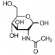 N-acetil-D-gliukozamin-agarozė, druskų suspensija,