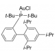 Chlor[2-di-tret-butil(2',4',6'-triizopropilbifenil)fosfino] auksas (I) 0,97 97%