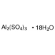 Aliuminio sulfatas x18H2O, ch.šv., 2.5kg chemiškai švarus, atitinka analitinę specifikaciją Ph. Eur., BP, 100-110%, 51.0-59.0% Al2(SO4)3 pagrindas,