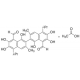 (+/-)-Gosipolio-acto rūgštis, kristalinis kompleksas sudarytas iš lygiamoliarinio kiekio gosipolo ir acto rūgšties, ~95%,