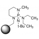 2-tert-Butilimino-2-dietilamino-1,3-dimetilperhidro-1,3,2-diazafosforine, prie polimerų prijungtas, 200-400 tinklelis, etiketės turinys: 2.0-2.5 mmol/g užkrova, 1 % sujungtas, 200-400 tinklelis, etiketės turinys: 2.0-2.5 mmol/g užkrova, 1 % sujungtas,