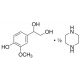 4-hidroksi-3-metoksifenilglicolio hemipiperazinio druska,  
