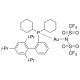 2-Dicikloheksilfosfino-2',4',6'-triizopropilbifenilo aukso(I) bis(trifluormetansulfonil)imidas,  