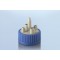 Spare screw cap set for GLS 80 stirred reactor (blue/grey) ,