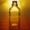 BOTTLE SQUARE 1L NARROW NECK CLEAR