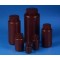 BOTTLE HDPE 500ML AMBER WIDE MOUTH