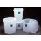 LARGE ROUND CONTAINER + COVER HDPE 15L
