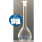 Volumetric flask w/ plastic stopper blue printed cl. A Normax 14/23 250 ml