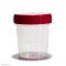 URINE CONTAINER IN PP 120ML WITH   FROSTED SIDE AND RED SCREW CAP,    STERILE, IND. WRAPPED 