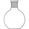 QUICKFIT FLAT-BOTTOM FLASK, 250ML, 29/32  SOCKET